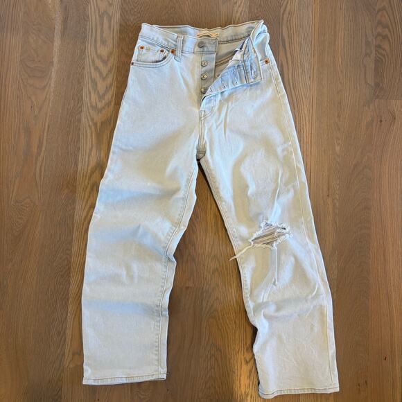 Levi’s Ribcage Straight Ankle Jeans Size 26 - Picture 2 of 8
